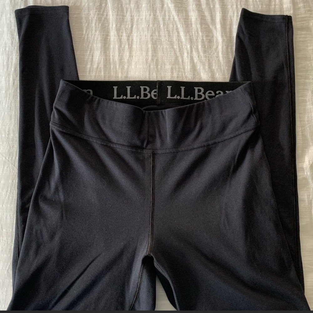 L.L. Bean | Black Midweight Leggings